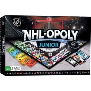 NHL Opoly Junior Board Game 6+ family game night